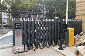 華捷盛電動(dòng)伸縮門、車牌識(shí)別道閘應(yīng)用于中財(cái)大廈