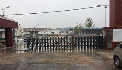 安陽內(nèi)黃糧庫采用華捷盛智能電動伸縮門