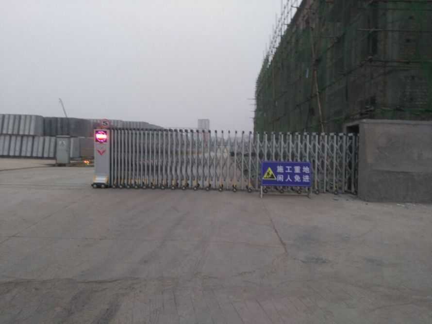 熱烈慶賀中鐵二十三局采用華捷盛智能電動伸縮門