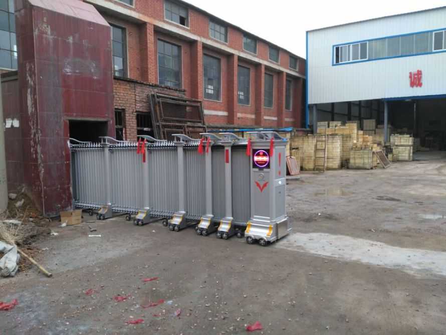 熱烈慶賀新密市第六耐火材料有限公司采用華捷盛智能電動(dòng)伸縮門