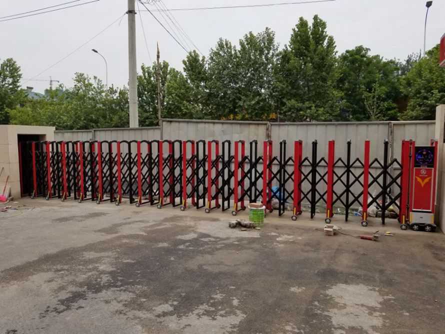 華捷盛智能為鄭州市惠濟區(qū)消防站量身定制電動伸縮門