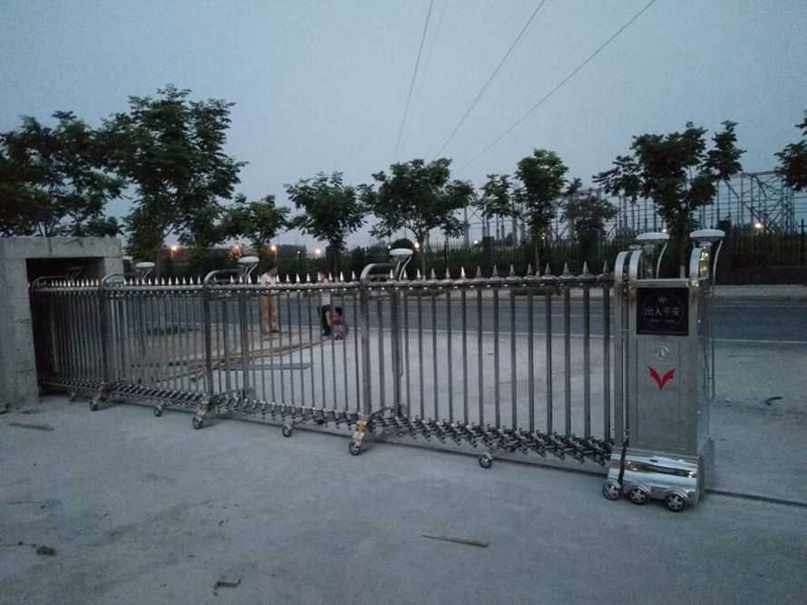 熱烈慶賀滎陽吉祥磨具采用華捷盛智能電動(dòng)伸縮門