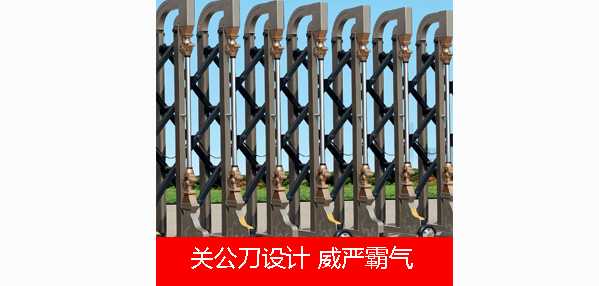 金屬中華豪門Ⅲ（3）電動伸縮門價格_尺寸