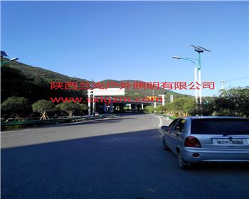 甘肅市電路燈項(xiàng)目案例-咸陽旬陽縣	
